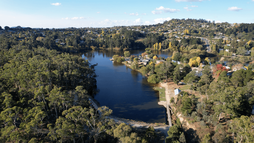 Daylesford Lake is one of the best things to do in Daylesford.