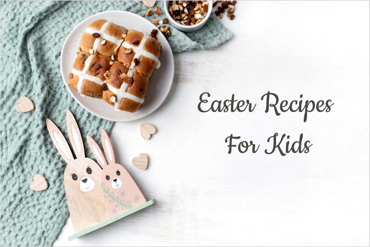 Easter Recipes For Kids - Hot Cross Bun Cupcakes & More Easy Recipes.