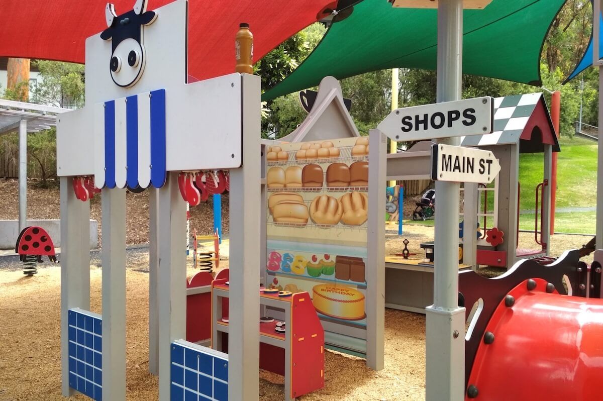 Grey Gums Park Playground is one of the best Brisbane playgrounds for a sensory play.
