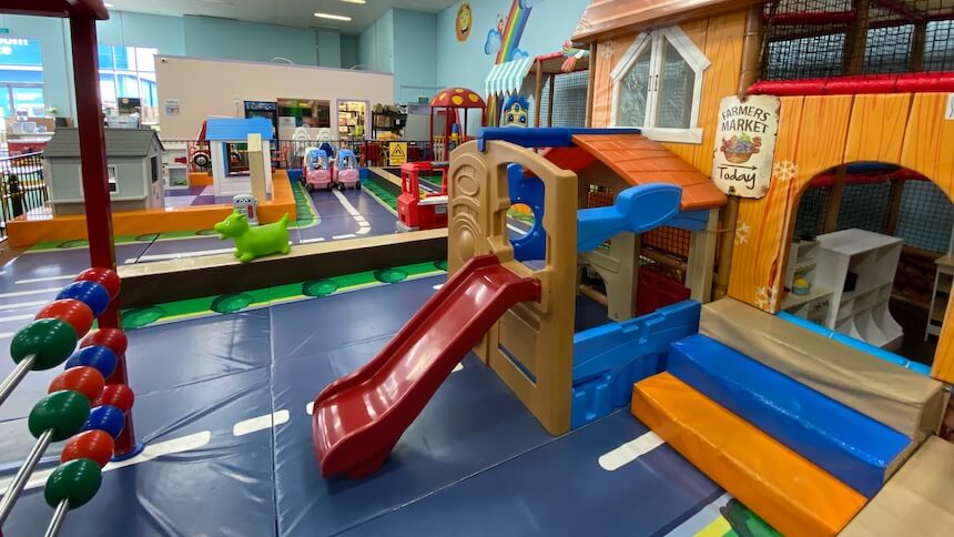 Rainbow City Children's Play Centre & Cafe features an excellent soft play area, role-play toys, ball pits and more age-appropriate toys.