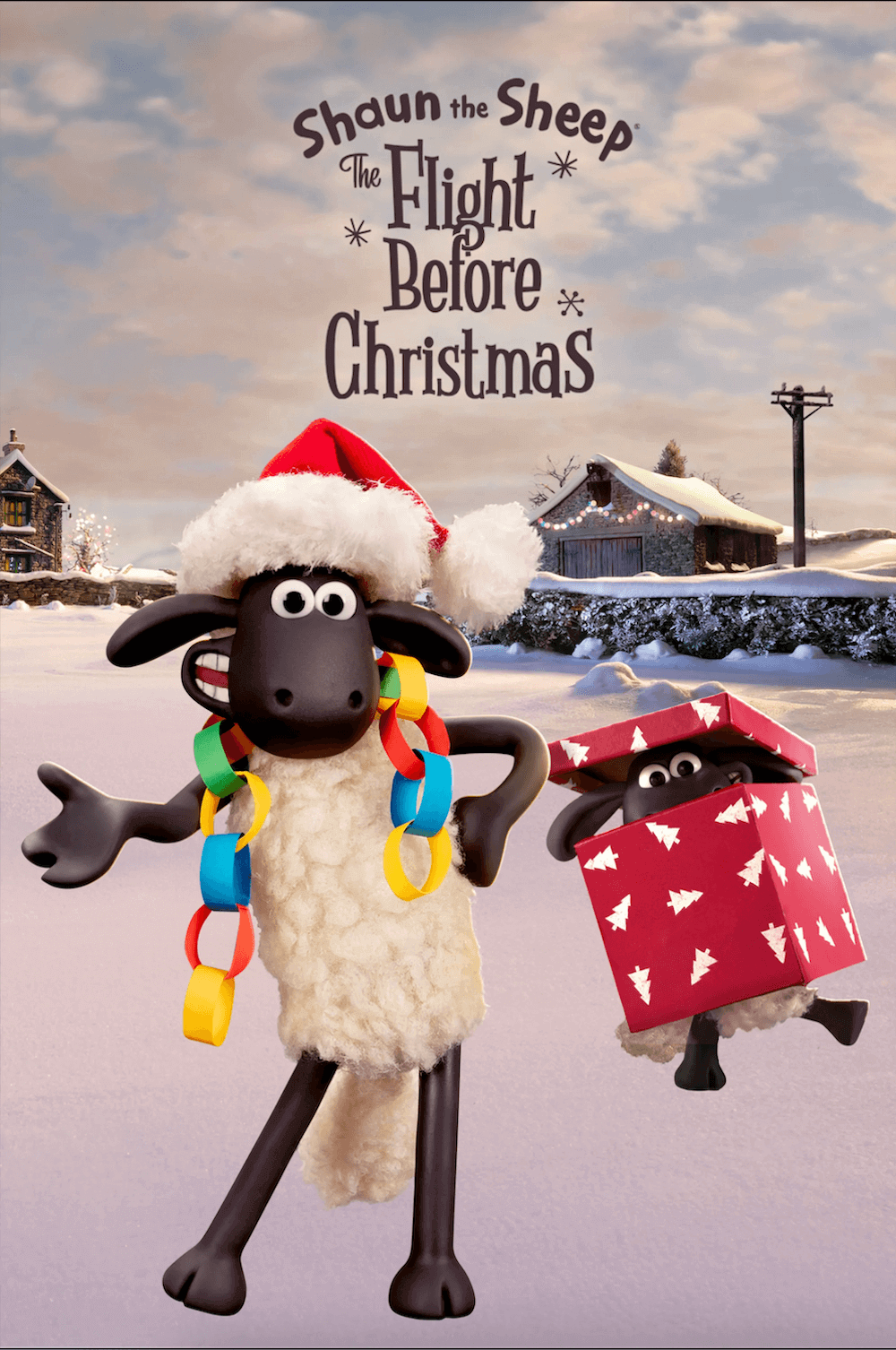 Shaun the Sheep: The Flight Before Christmas, one of the best movies for 5 year olds & short G rated movies on Netflix.