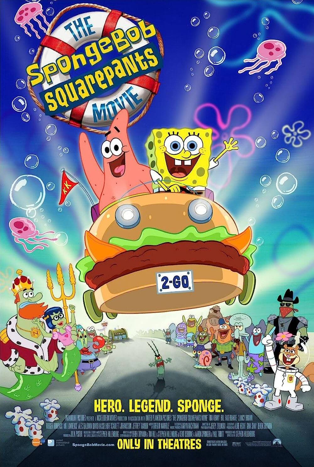 Watch The Spongebob Squarepants Movie, one of the best movies for 6 year olds on Netflix.