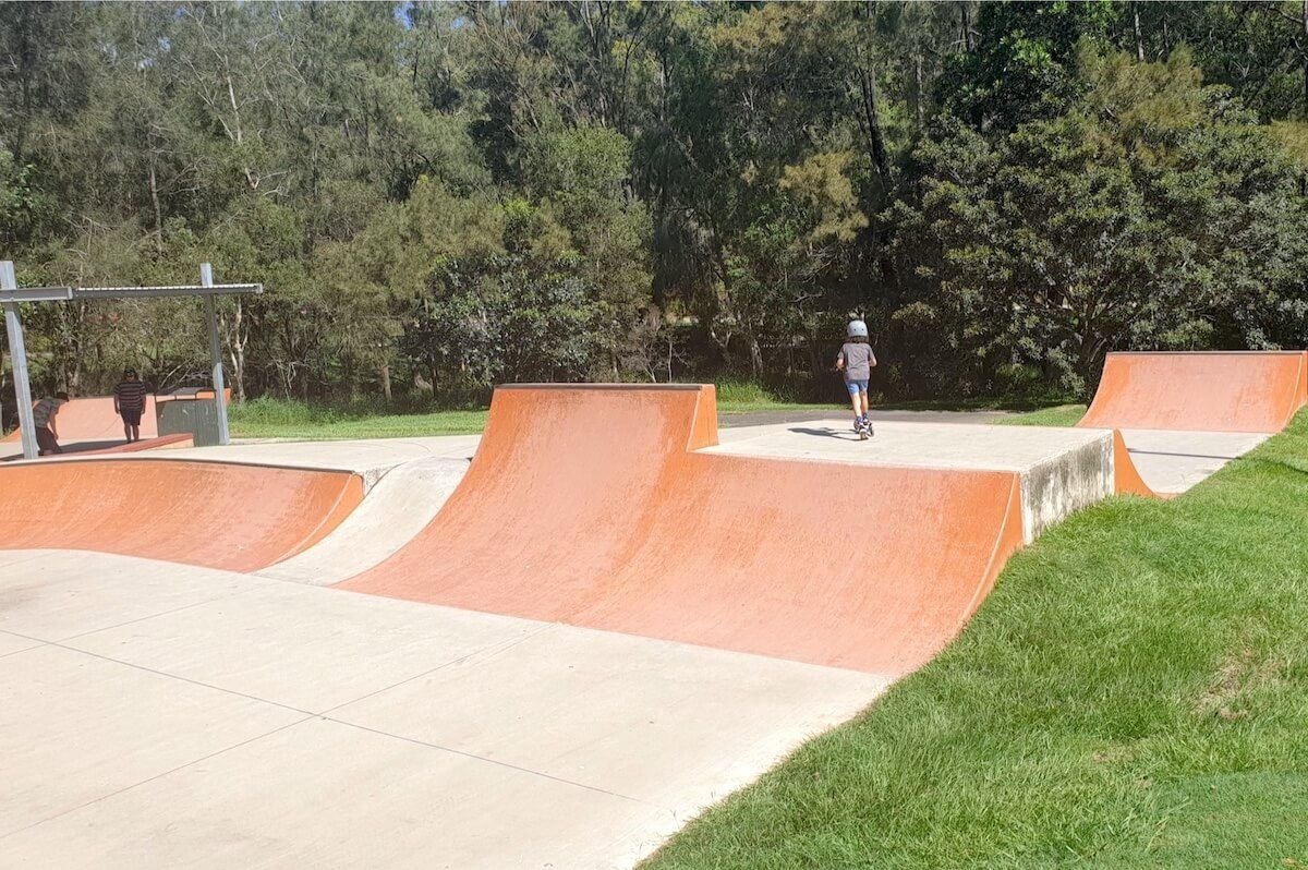 This awesome skate park is part of Underwood Park Playground, Brisbane QLD.
