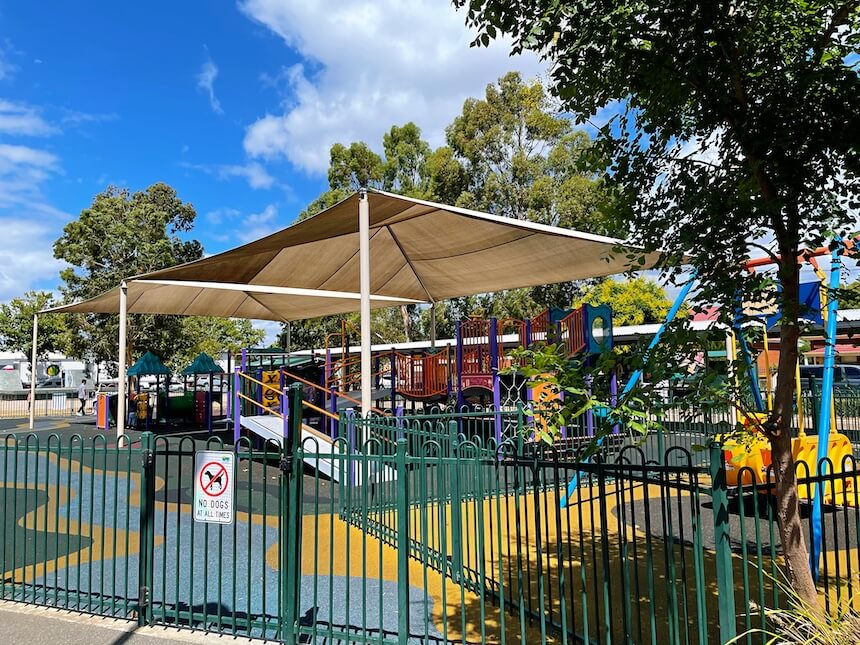 Ashley Street Playground in Adelaide for school kids and teens.