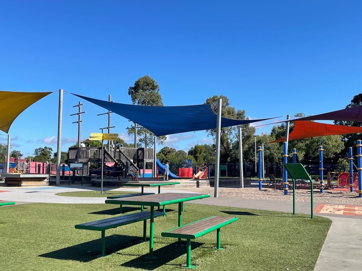 Bairnsdale All Abilities Playground in Victoria. Photo by 徐贝妮 Xu Beini.