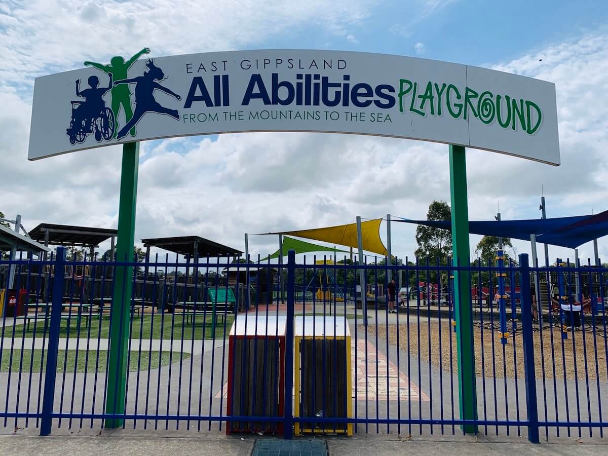 Bairnsdale All Abilities Playground in Regional Victoria. Photo by Russel Haque.