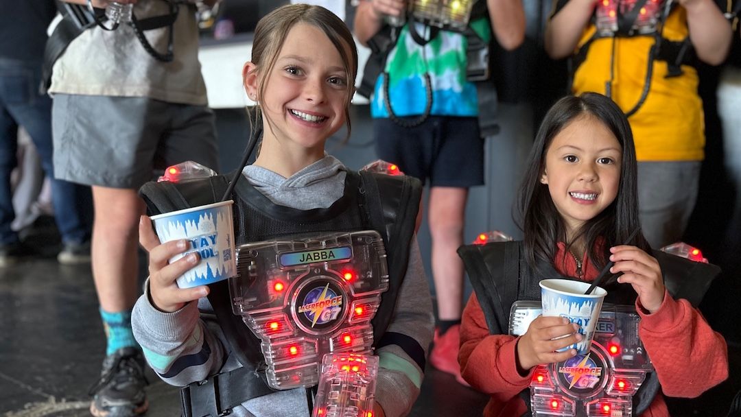 Indoor tween birthday party ideas: Laser tag party.