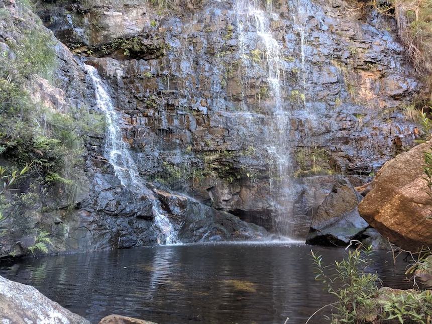 Beauchamp Falls in the Blue Mountains National Park, NSW.