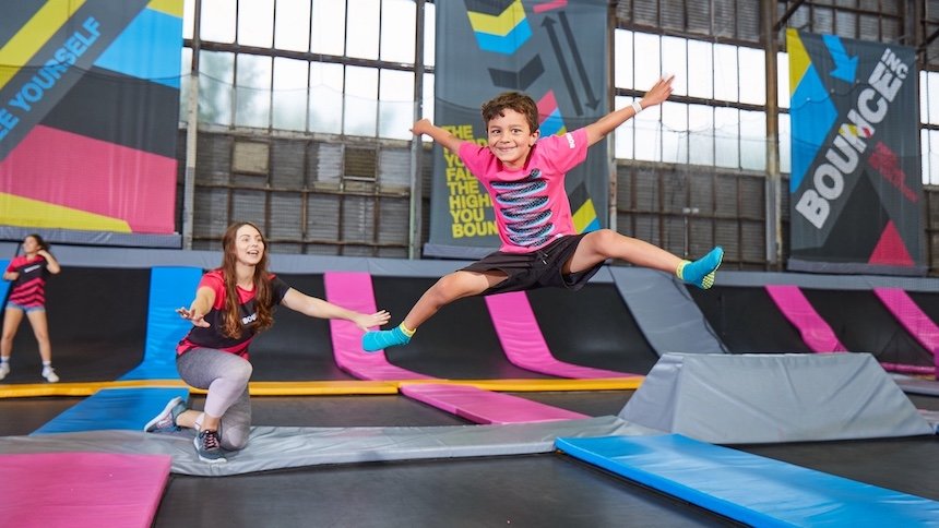 Fantastic trampolines and indoor play centre @ BOUNCE Essendon Fields, Melbourne North West.