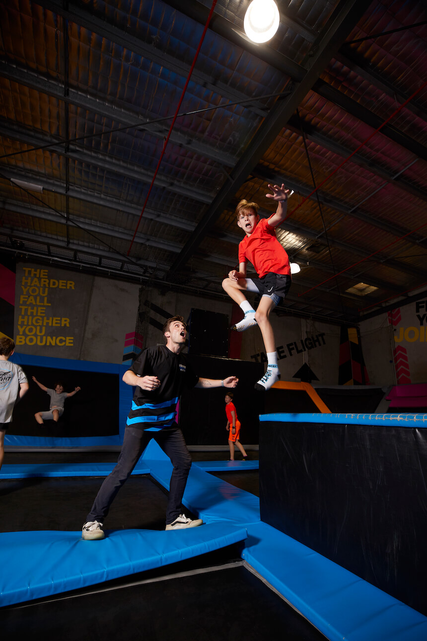 Fun school holiday activities in Perth for 8+ year olds at BOUNCE.