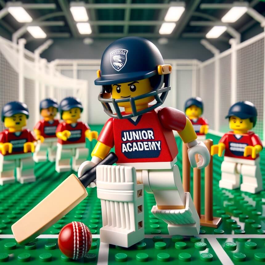 Kids at Melbourne Renegades cricket camp in Melbourne turned into LEGO characters with Brick Yourself.