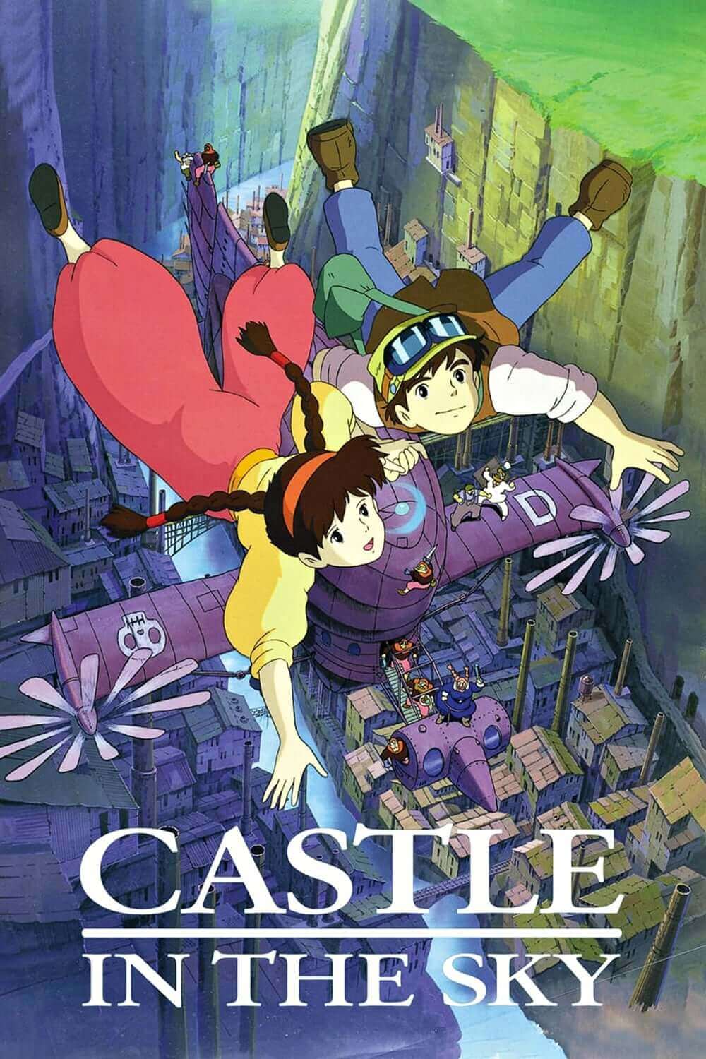 Watch Castle in the Sky today, it's one of the best Studio Ghibli movies on Netflix and best G-rated movies. Recommended for 8+ year olds.