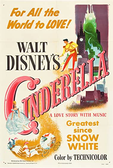 Cinderella, release date: 15 February 1950.