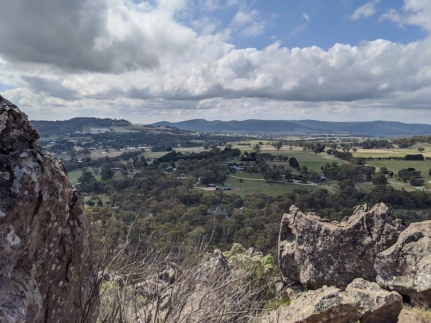 Where to go near Daylesford: Hanging Rock.