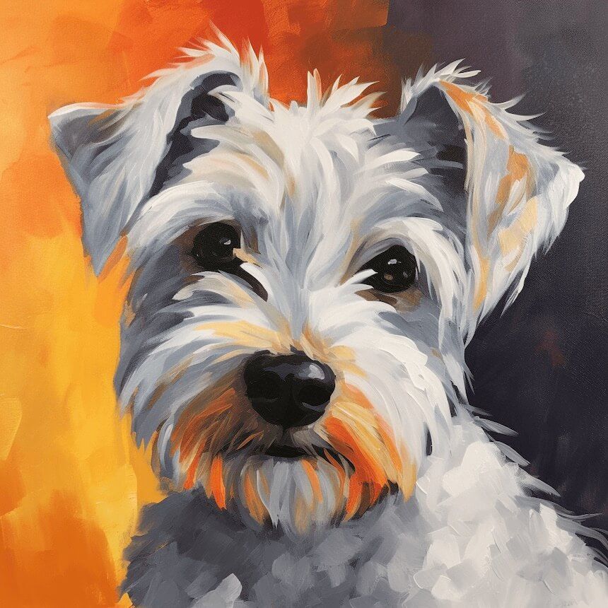 Learn how to paint dog portraits in acrylic for beginners.