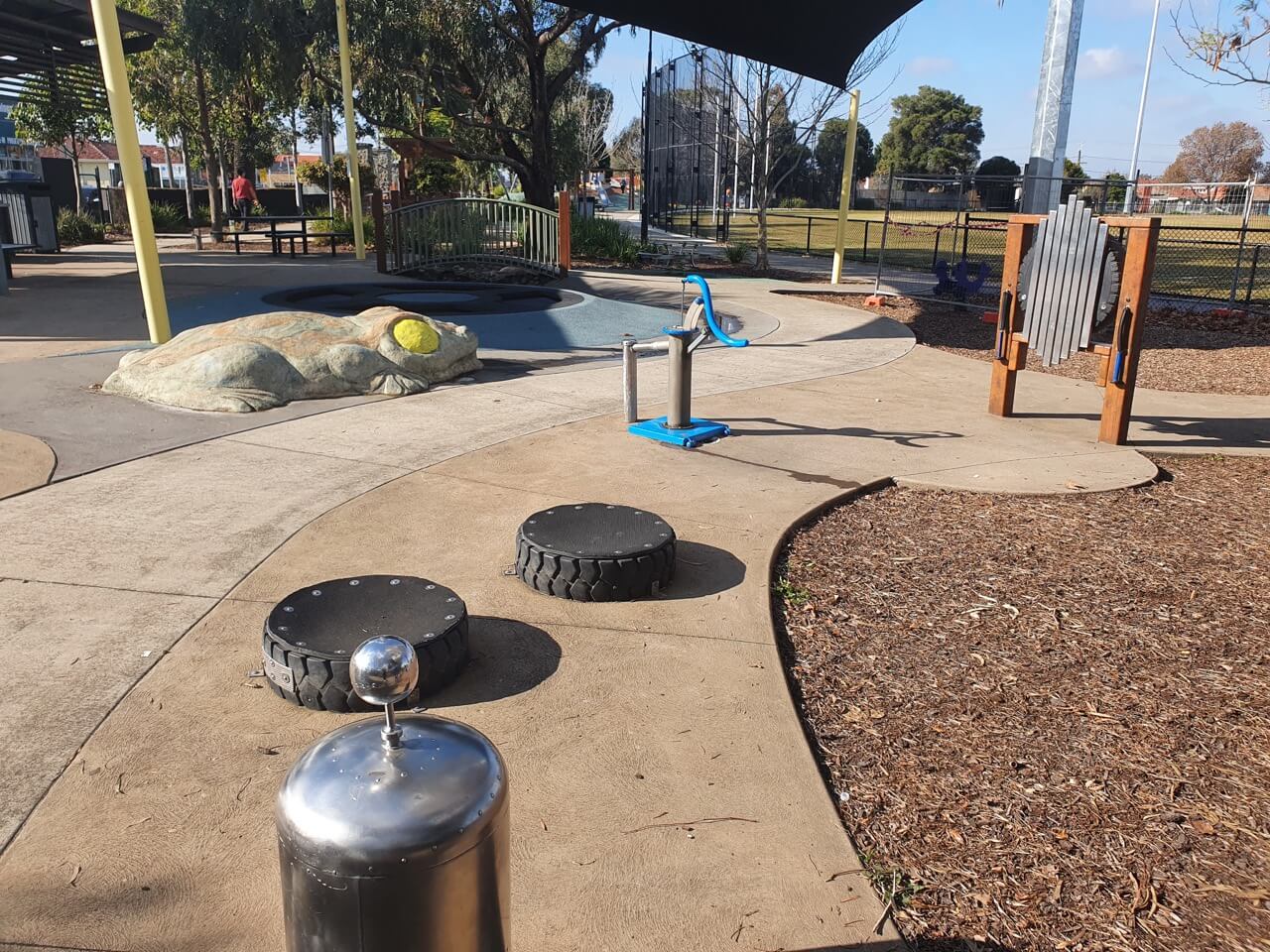 Accessible Playground at Errington Reserve in St Albans. Photo by Chel D.