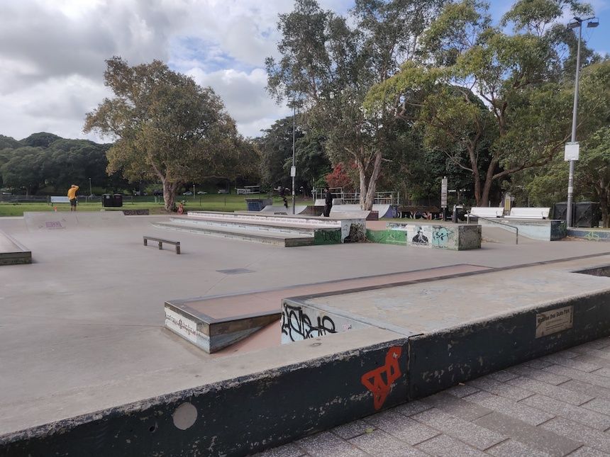 Fernside Skatepark in Waterloo, NSW.
