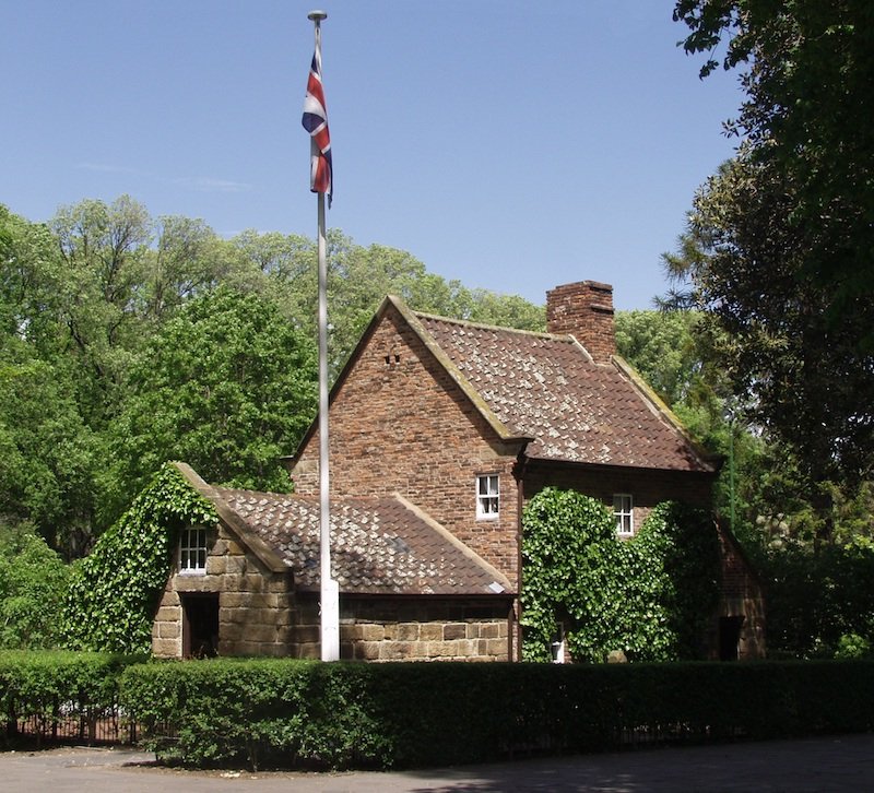 Cook's Cottage at Fitzroy Gardens in Melbourne.