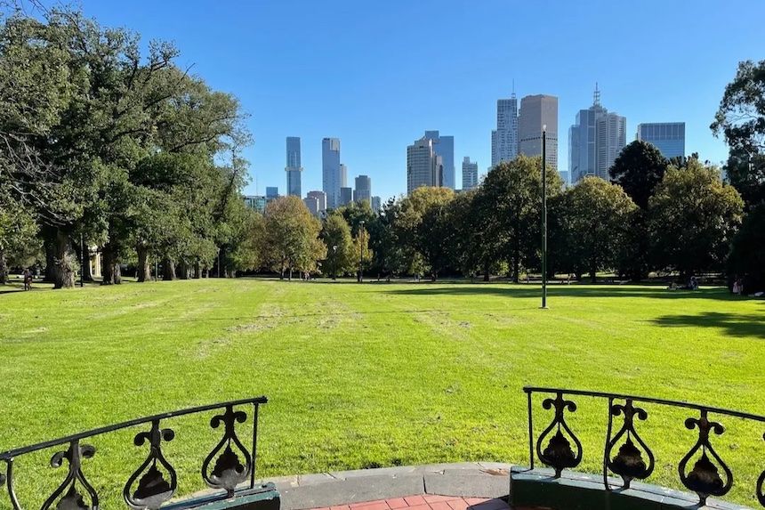 Fitzroy Gardens, a beautiful inner-city picnic spot in Melbourne.
