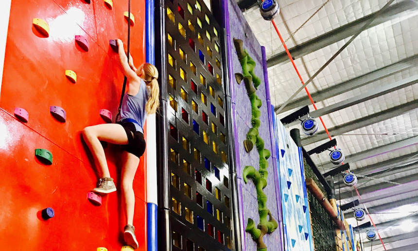 Game Over Gold Coast - Indoor Play Centre in Helensvale featuring Indoor Rock Climbing.