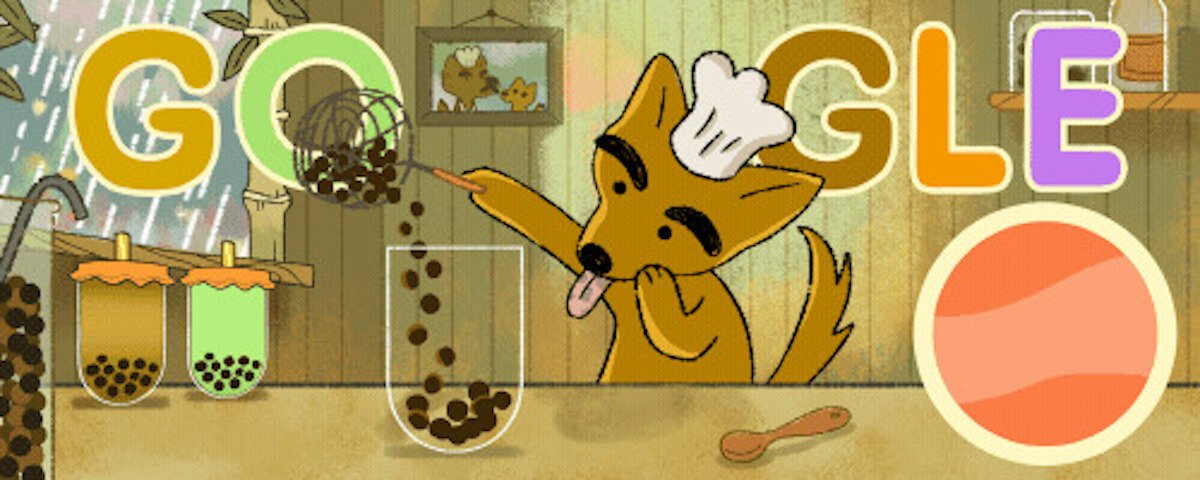 Google Doodle's Fun Bubble Tea Game.