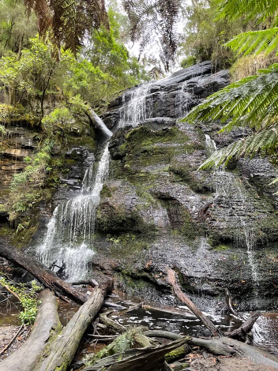 Beautiful Henderson Falls, Three Falls Circuit, Lorne, Victoria.