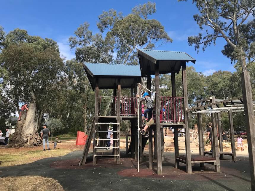 Heywood Park adventure playground in Adelaide, SA.