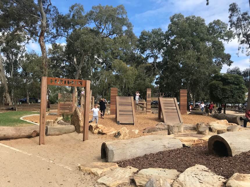 A fantastic adventure playground @ Heywood Park Unley in Adelaide.