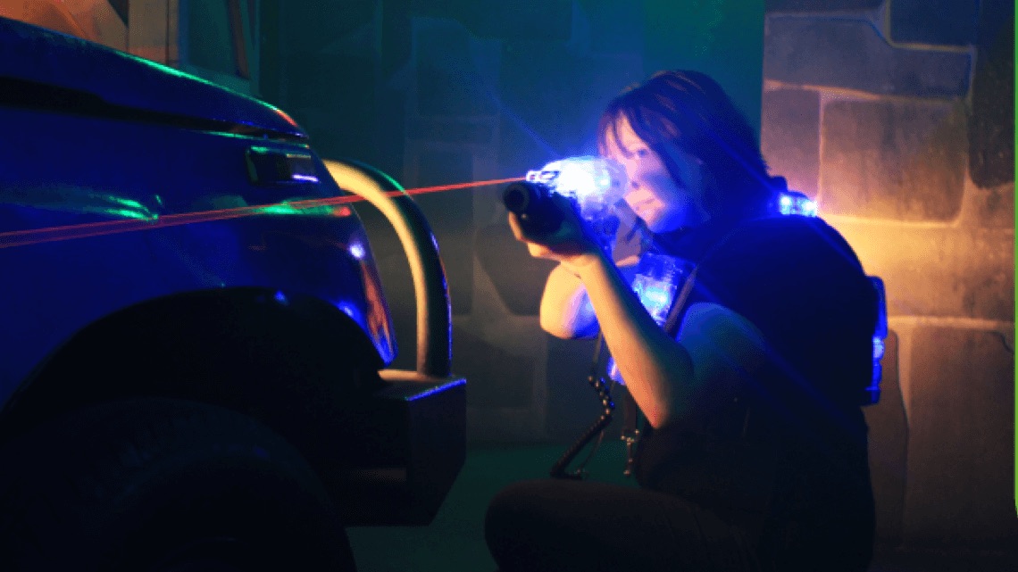 Laser tag at iPlay Belconnen, a party venue in Canberra ACT.