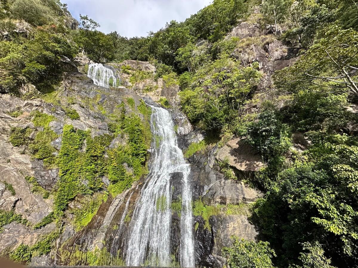 You'll also see beautiful Stoney Creek Falls when travelling to Barron Falls by the Kuranda Scenic Railway.