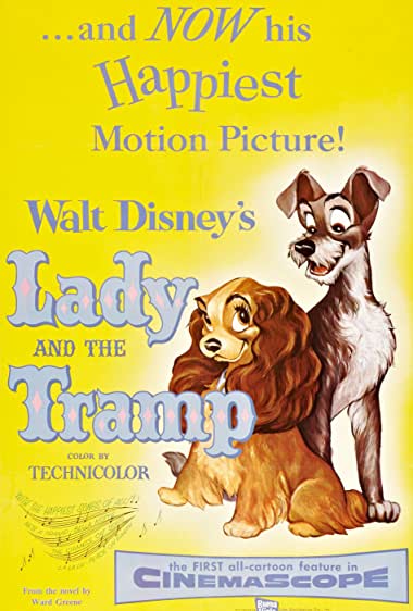 Lady and the Tramp, release date: 22 June 1955.