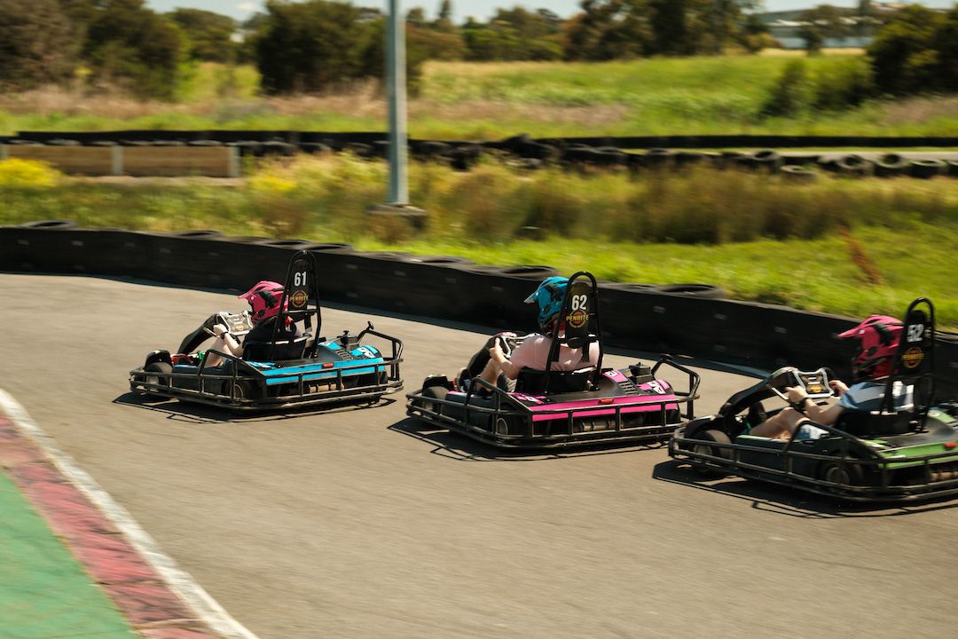 Tween birthday party ideas: Outing party Photo: Go Karts @ Le Mans Entertainment.