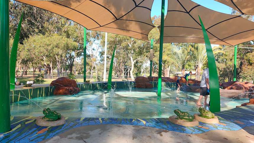 Maylands Waterland is one of Perth's best free water parks with a toddler pool, fountains, sprinklers and more.