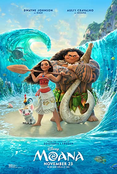 The best Disney movie of all time: Moana, released 23 November 2016.