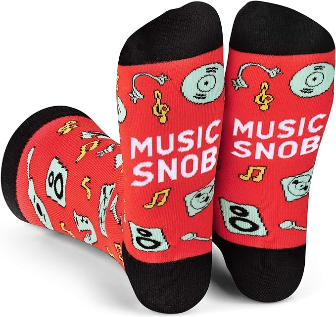 Music Snob Socks.