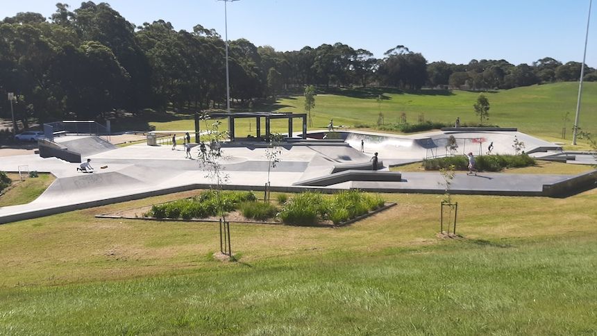 Mutch Park Skatepark Pagewood, NSW.