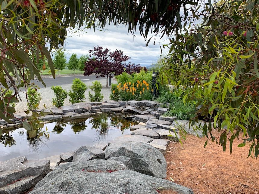 Free activities in Canberra: National Arboretum - beautiful gardens, walking trails and the POD Playground.