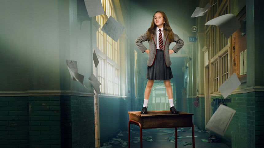 One of good movies for 8 year olds on Netflix: Roald Dahl's Matilda the Musical (2022).