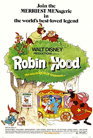 Robin Hood, release date 8 November 1973.