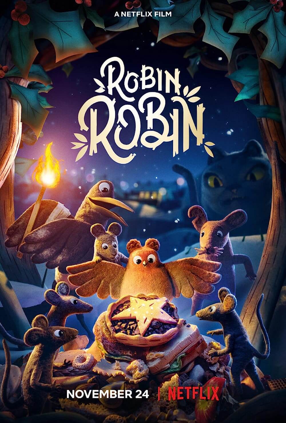 One of the best movies for 6 year olds on Netflix: Robin Robin.