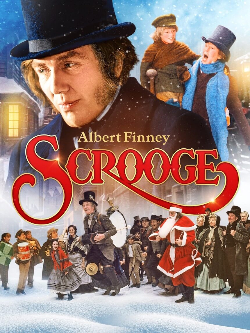 One of the best Christmas movies of all time: Scrooge (1970) - G / 6+ year olds.