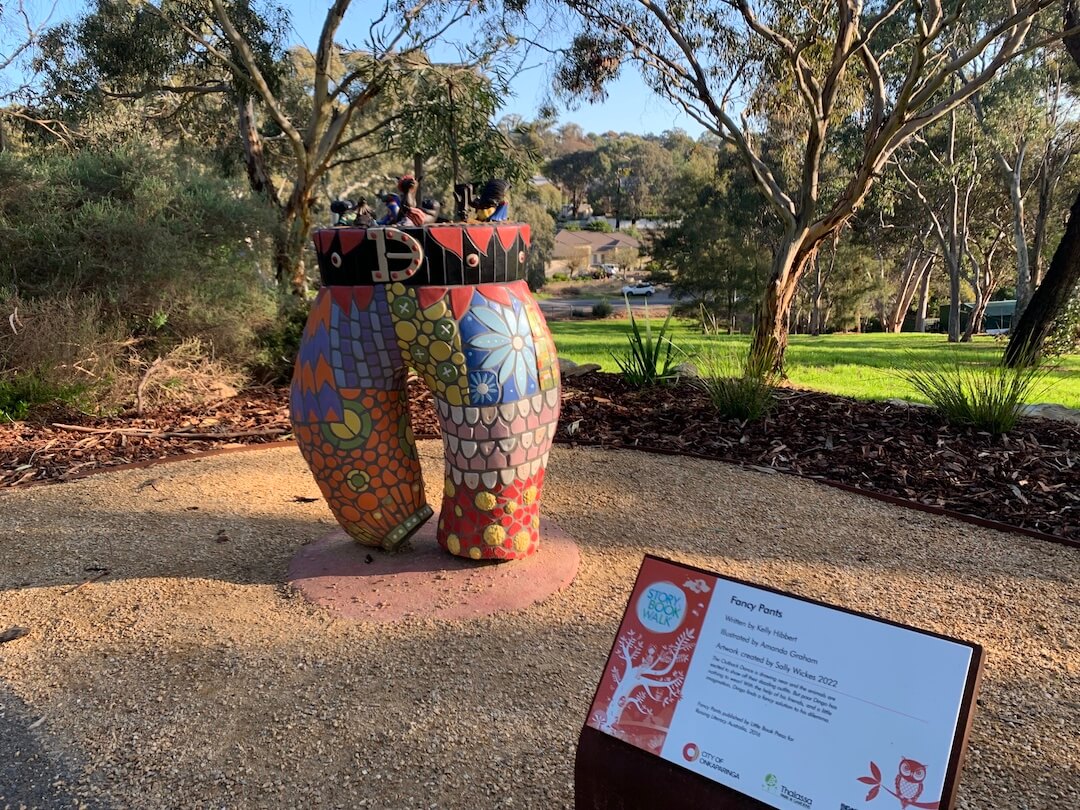 Children's Storybook Walk is a lovely sculpture park in Adelaide for families.