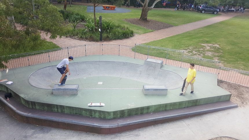 Surry Hills Mini Bowl Skatepark in Sydney.