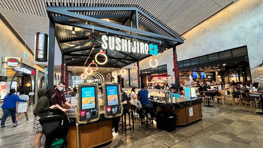 Doncaster sushi train: Sushi Jiro at Westfield Doncaster.