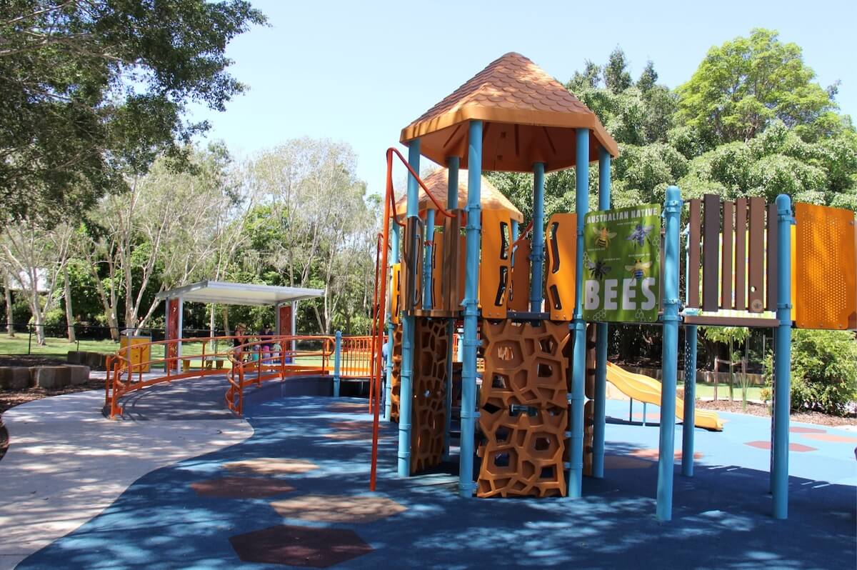 The Hills District All Abilities Playground is one of the best accessible Brisbane playgrounds.