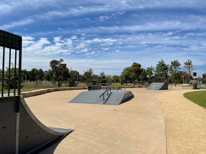 Wangal Park Skatepark in Croydon, NSW.