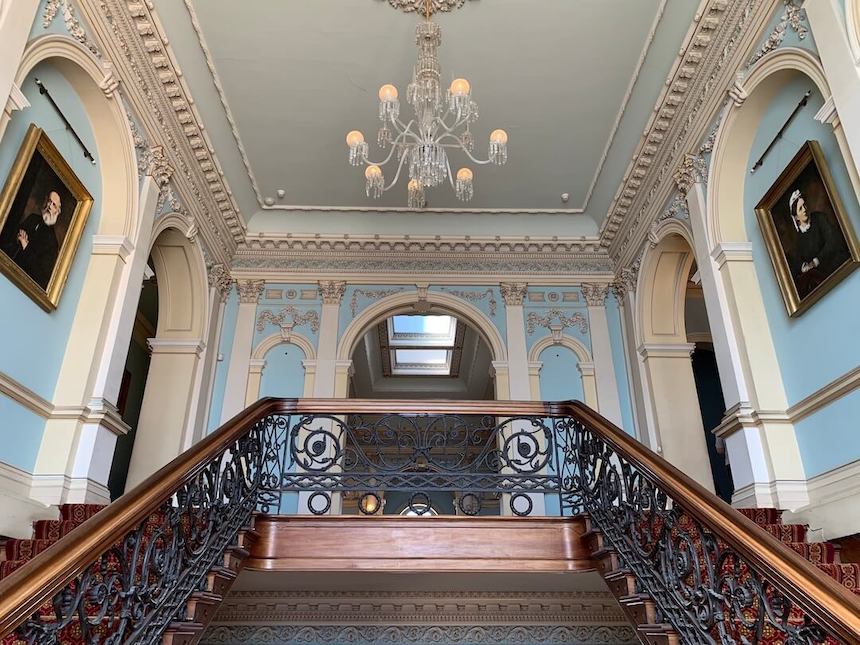 Stunning interior of the Werribee Park Mansion.