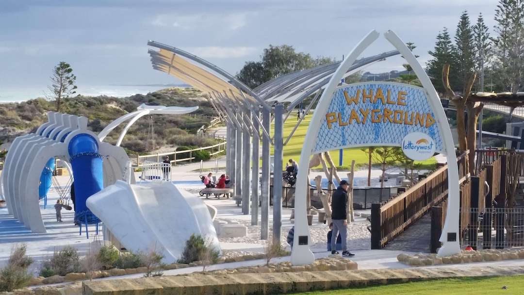 Kids will love the Whale Playground in Perth.
