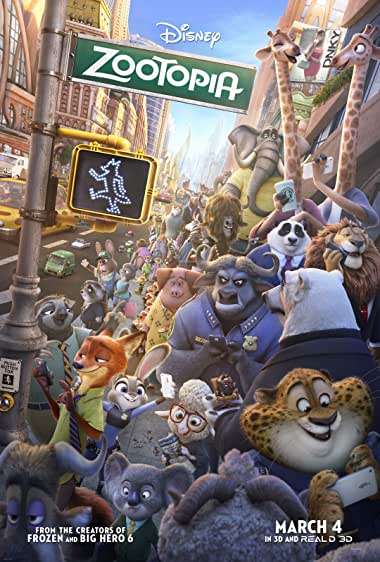 The best Disney movie of all time: Zootopia, released 4 March 2016.