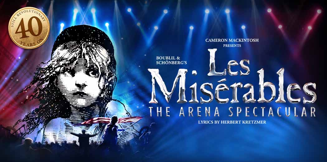 Family events in Melbourne in May 2025: Les Misérables in Rod Laver Arena